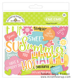 Summer Fun Planner Stickers - Doodlebug "Sweet Summer" Mini Icons - 2 Different Sheets - Ice Cream Palm Trees Beach Flip Flops