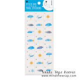 Weather Forecast Planner Stickers - Decorate Planners Notebooks Calendars Diary Journals