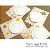 What's on Your Plate? Sticky Notes - 2 Packages Dish-shaped Memos - Planners Decoration Cookbook Bookmark Office Notes