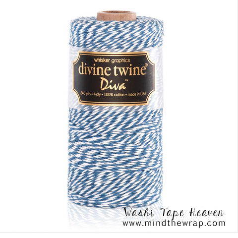 Blue & White Baker's Twine - Fromagination