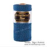 Denim Bakers Twine - 240 yard spool - Divine Twine Diva - 2 shades of blue - Made in the USA 100% Cotton