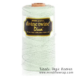 Mint Green Bakers Twine - 240 yards - Divine Twine Diva Mint Stripe - Pastel Color
