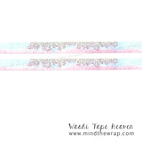 Sakura Branches Washi Tape - Cherry Blossoms - East Asian Solar Terms Seasons Spring Equinox - 15mm x 7m
