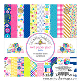Gold Foil Scallop Washi Tape - Doodlebug Hello Collection - 15mm x 12 yards