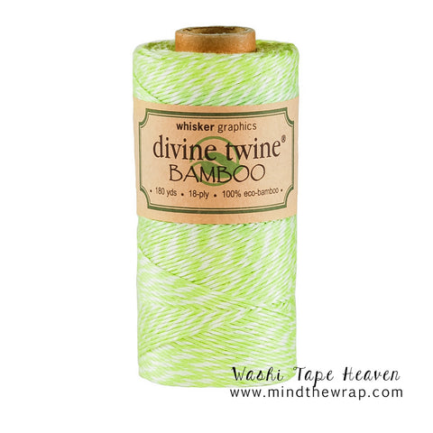 Green Bakers Twine - 240 yard spool - Divine Twine Diva Palos Verde St –  MindTheWrap