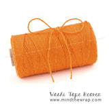 Orange Bakers Twine - 240 yards - 100% Cotton Made in the USA - Gift Wrap Cards Bags Tags Banners