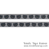 Halloween Black Cats Washi Tape - Doodlebug Design Pumpkin Party Collection - 12 yards - Scrapbooks Planners Party Decoration
