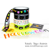 Halloween Spooky Sprinkles Washi Tape - Doodlebug Design Pumpkin Party Collection - 12 yards - Candy Sprinkles in Halloween Colors