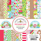 NEW Christmas Washi Tape Set - 4 rolls - Doodlebug Design Holiday Collection - 12 yards each - Planners Scrapbooks Gift Wrap Cards