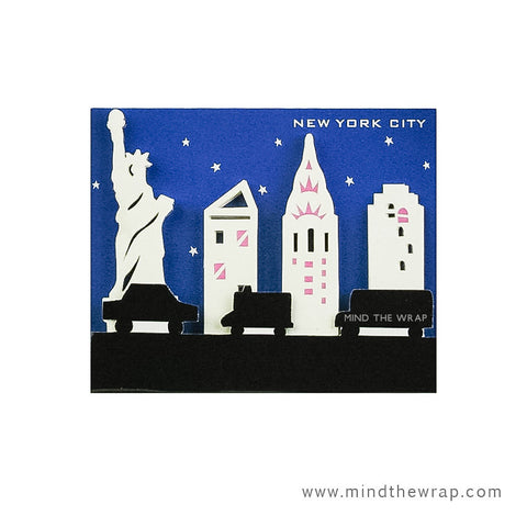 New York City Sticky Tabs - 120 pieces Page markers - NYC Travel Planners Decoration Notes Statue of Liberty Empire State Building