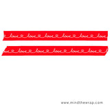 Love Washi Tape - Doodlebug "Love Always" - 15mm x 12 yards - Valentines Planners Decoration Gift Wrap Supply