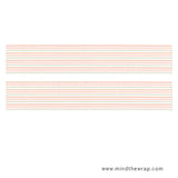 Pink Stripe Washi Tape - wide 38mm x 10m - Gift Wrap Decoration Papercraft
