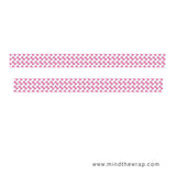 mt "Woven Check" Japanese Washi Tape - 15mm x 10m - Pink Lattice Basketweave Pattern Papercraft Supply