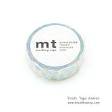 Blue Abstract Washi Tape - mt "Pool" 15mm x 10m - Pastel Colors Planners Decoration Collage Gift Wrap Card-making