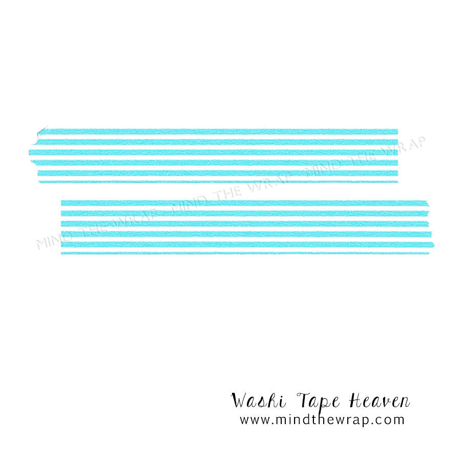 Washi Tape - Blue and White | 3cm x 10m | dodolulu