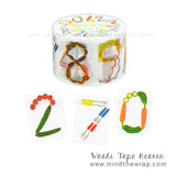 Aimez le Style "Grocery Numbers" Washi Tape - Wide 38mm x 7m - Numerals Composed of Foods Fruit Veggies Bread Kitchen Utensils