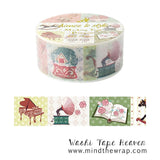 Aimez le Style "Old Memories" Washi Tape  - Wide 28mm x 7m - Victorian Antiques Rocking Horse Chair Baby Carriage Gramophone Scrapbook