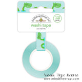 Sea Serpent Washi Tape - 15mm x 12 yards - Doodlebug Dragon Tails Monsters Boy Birthday Favors Scrapbooks Card-making Story Tape