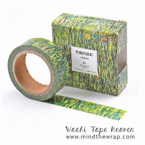 Van Gogh Pasture Washi Tape - 15mm x 7m - Art School Planners Decoration Card-making Scrapbooks