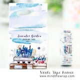 Secret Garden Washi Tape - 15mm x 7m - French Lavender Watercolor Floral - Planners Decoration Paper Craft Supply Card-making Collage