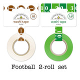 8 - Football Charms - Ball Goalpost Helmet Jersey - Doodlebug Sports - Gridiron Favors Gift wrap Tie-ons Game Scrapbooks Card-making