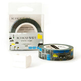 Commuter Washi Tape with Cutter - City at Night - Comforts of Home - 15m long Kikusui Story Tape