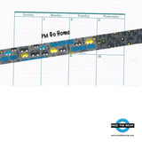 Commuter Washi Tape with Cutter - City at Night - Comforts of Home - 15m long Kikusui Story Tape